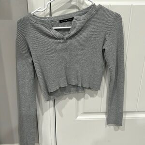 Brandy Melville long sleeve crop. Size X-Small